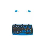 Set de clesti si surubelnite pentru electronisti in cutie de plastic